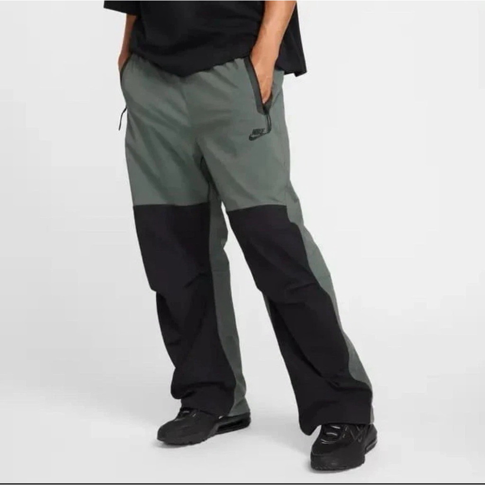 Nike Tech Woven Oversized Pants Green Black HM7158-338 Men’s Size L